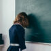 A child learning negative numbers with difficulty